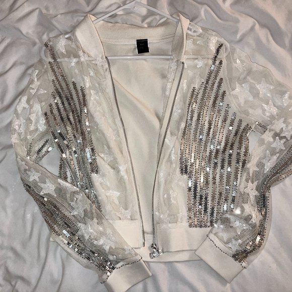 Badgley Mischka for Diesel Cropped bomber sporty jacket Small
